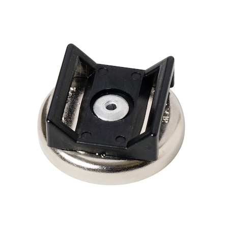 Winnie Industries 100 lb Magnetic Grip Tape Mount - UV Black 10PK WMAG1420HLBK-10